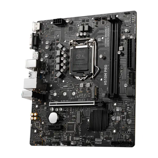 Μητρική κάρτα MSI H510M PRO PCI-E 4.0 DDR4 64GB SATA III Intel 11TH Gen Micro ATX USB3.2