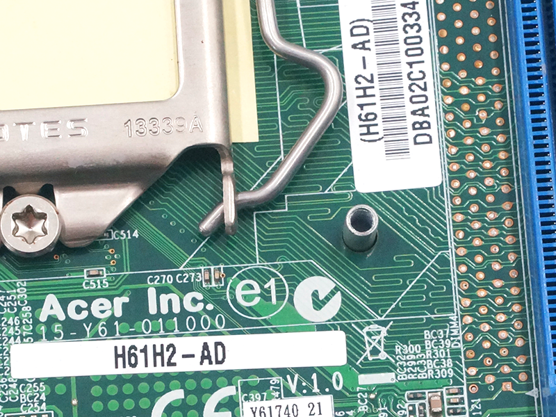 Μητρική πλακέτα Acer LGA 1155 H61H2-AD