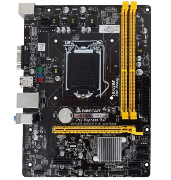 Μητρική πλακέτα Biostar H61MGV H61 LGA1155 Όλα τα στερεάς κατάστασης