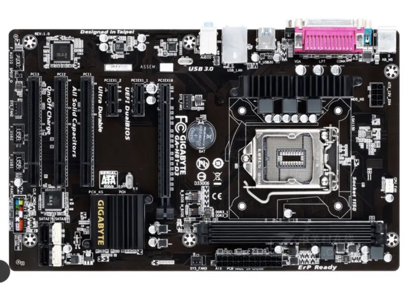 Μητρική κάρτα Gigabyte GA-H81-D3 LGA1150 για I3 I5 I7 16GB USB3.0 H81