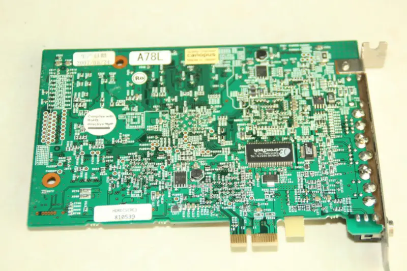 Canopus HDRECS Z08-PC-703 Pegasus Multi-format Real-time Video Editing Acquisition Card (Κάρτα απόκτησης βίντεο σε πραγματικό χρόνο)