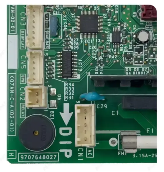 Fujitsu Air Conditioner Control Board K07AN-C-A(02-01) Circuit PCB K07AN-02-01 9707648027
