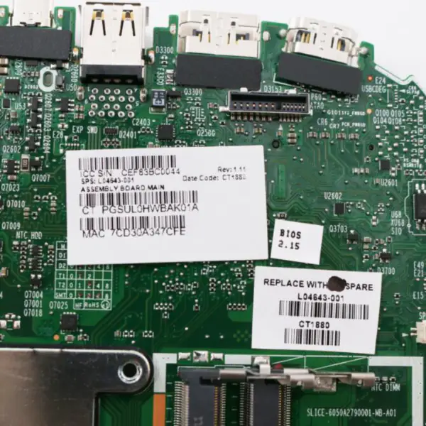 Μητρική πλακέτα HP Elite Slice G1 L04643-001 941780-001