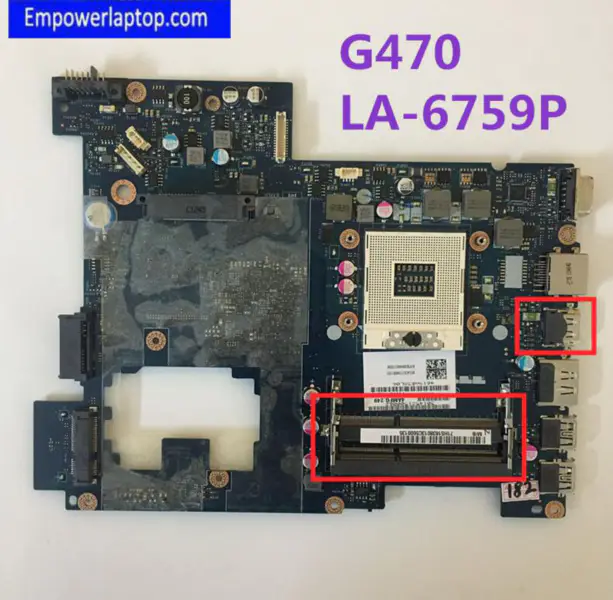 Μητρική πλακέτα φορητού υπολογιστή Lenovo G470 PIWG1 LA-6759P