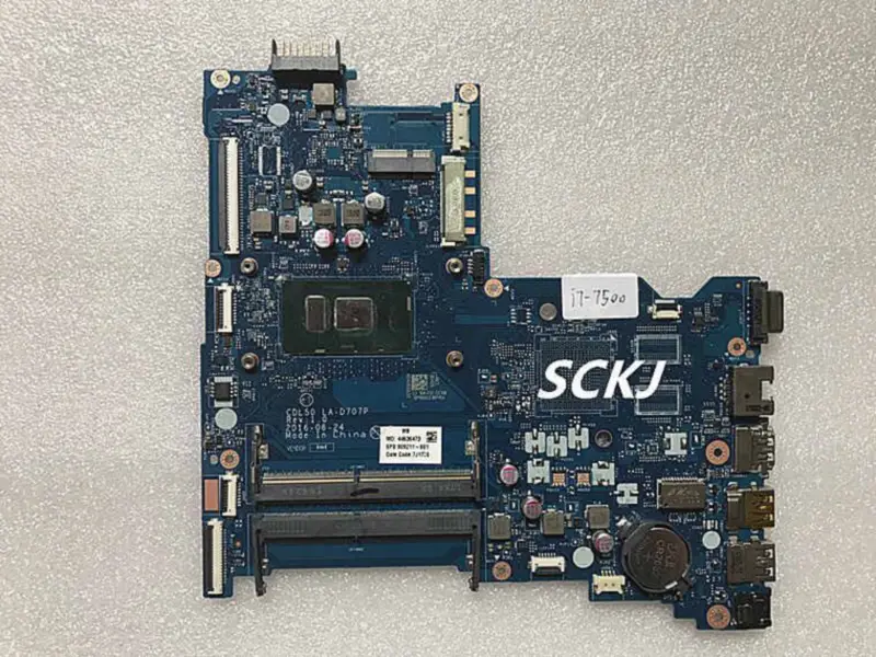 Μητρική πλακέτα HP 15-AC 15-AY LA-D707P 909211-601 909211-001 i7-7500U