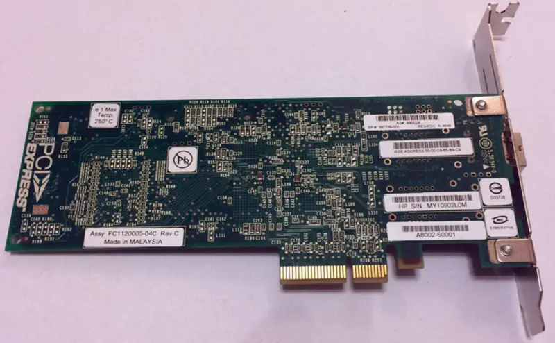 Emulex LPE1150-E 4Gbit PCIe x4 Κάρτα προσαρμογέα HBA FC μίας θύρας FC FC1120005-04C