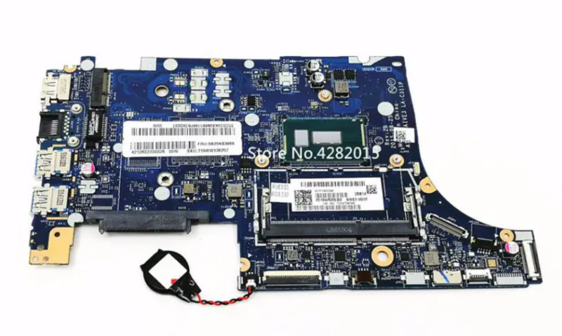 Μητρική πλακέτα Lenovo AIVS3/AIVE3 LA-C311P U31-70 για φορητούς υπολογιστές FRU/PN 5B20K83969 SR23Y I5-5200U DDR3L Mainboard