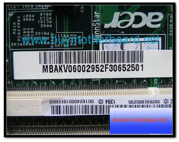 Acer MBAKV06002 motherboard for AS5920