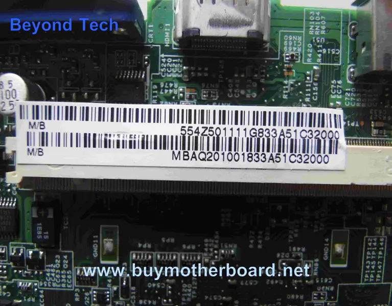 Μητρική πλακέτα Acer MBAQ201001 για AS5730 5930 5330