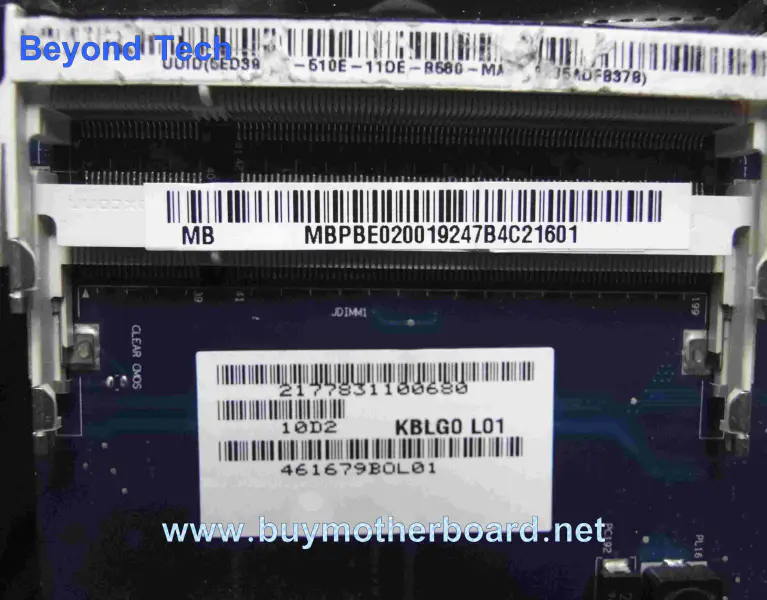 Μητρική πλακέτα Acer MBPBE02001 για AS4535