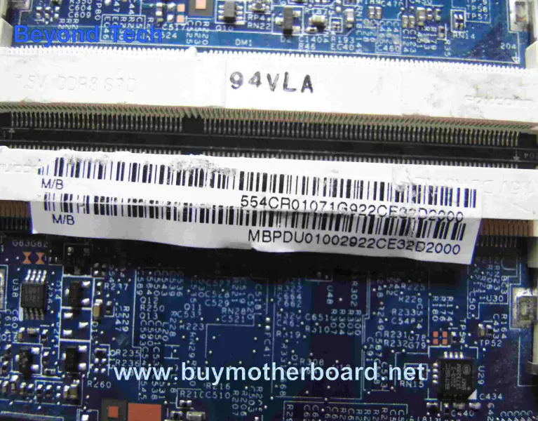 Μητρική πλακέτα Acer MBPDU01002 για AS4810T