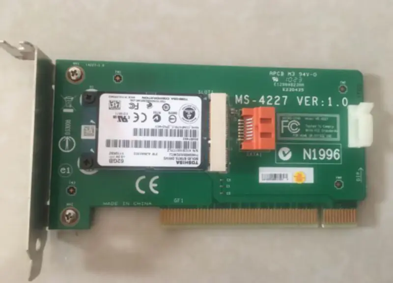 MICRO-STAR MS-4227 VER:1.0 Προσαρμογέας δίσκου στερεάς κατάστασης με SSD 62G