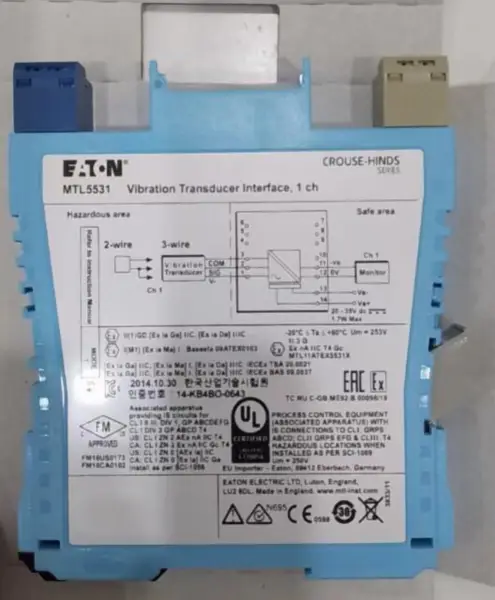 MTL MTL5531 Ασφαλή φράγματα Zener