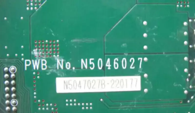 PWB No. N5046027 N5047027B-220177 TS-0003-1 TPB-SA.V0 Motherboard