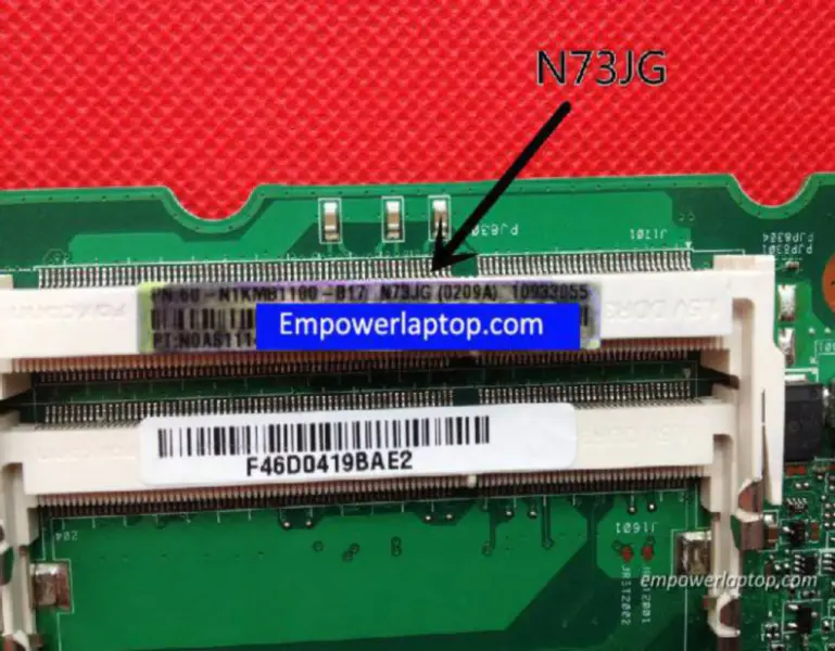 Μητρική πλακέτα Asus N73JG