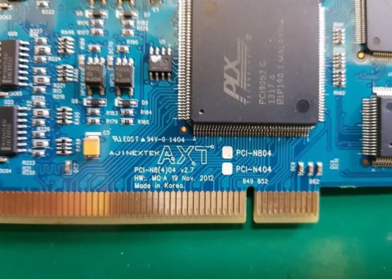 Βιομηχανική μητρική κάρτα AJINEXTEK AXT PCI-N804 V2.6