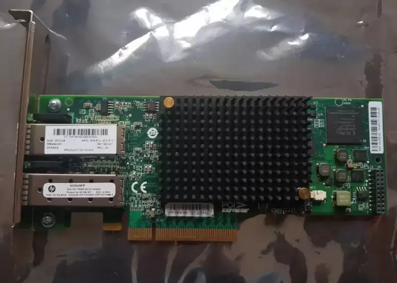 Προσαρμογέας Ethernet HP NC550SFP διπλής θύρας 10GbE υψηλού προφίλ 581199-001