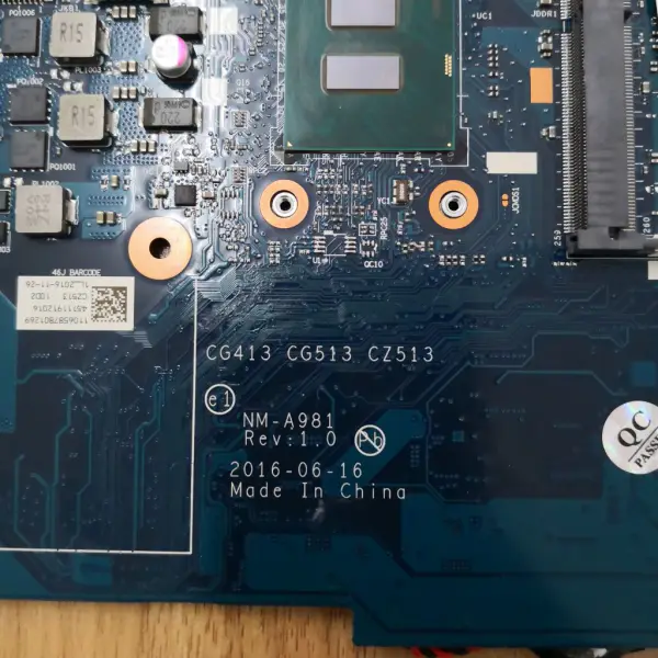 Μητρική πλακέτα Lenovo 510-15IKB 310-15IKB για φορητούς υπολογιστές DDR4 CG413 CG513 CZ513 NM-A981 Motherboard