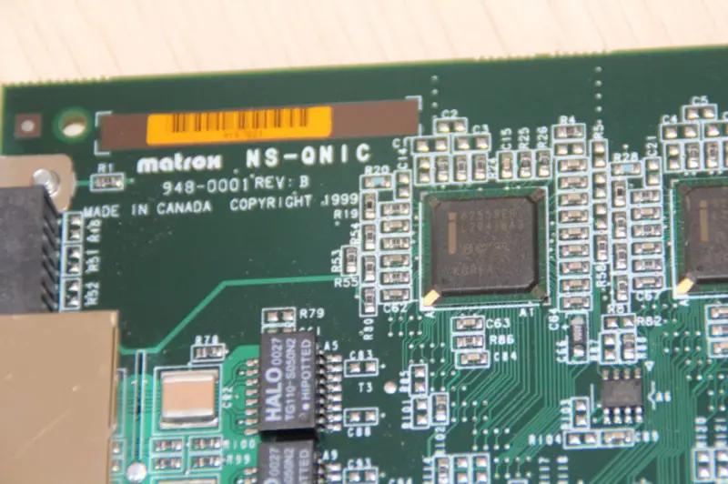 Κάρτα δικτύου Matrox NS-QNIC Quad 10/100 Ethernet Adapter 4 θυρών 100M για Intel 82559 Server