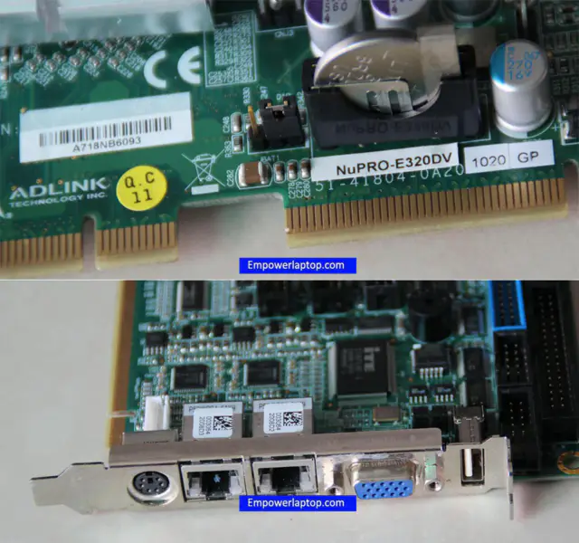 Βιομηχανική μητρική πλακέτα ADLINK NUPRO-E320DV 51-41804-0A20