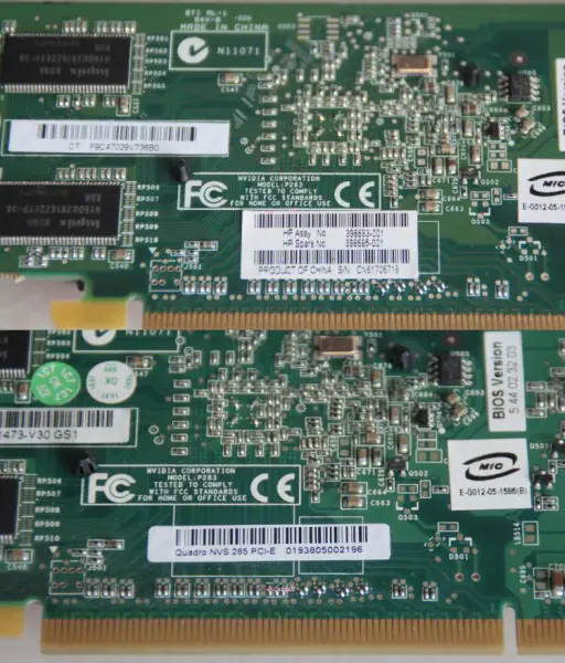 Quadro NVS 285 128MB 64-bit PCI Express x16 Graphics Card