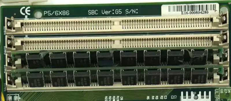 P5/6X86 SBC VER:G5 Βιομηχανική μητρική πλακέτα με CPU RAM