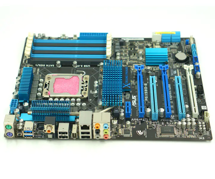 Asus P6X58D-E Μητρική πλακέτα επιτραπέζιας X58 Socket LGA 1366 i7 Extreme DDR3 24G ATX
