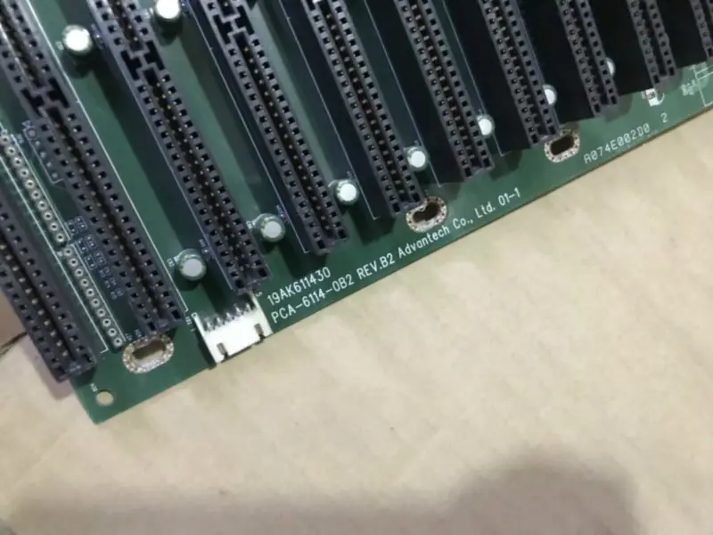 Advantech PCA-6114-0B2 Rev.B2 Πίσω πλάκα ISA 14 υποδοχών