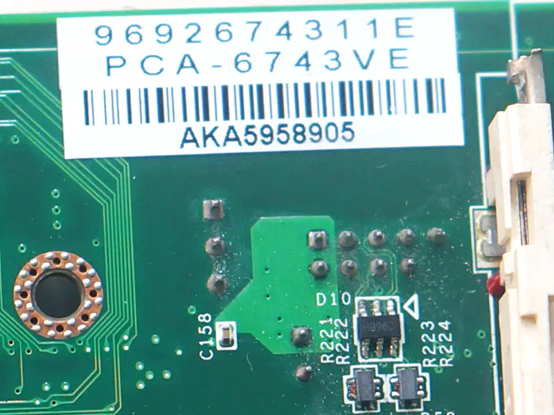 Βιομηχανική μητρική πλακέτα Advantech PCA-6743 PCA-6743VE χωρίς PC104