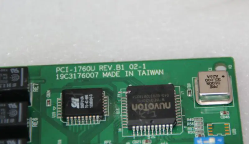 Advantech PCI-1760U REV.B1 A1 A2 Κάρτα PCI γενικής χρήσης 8 ρελέ και 8 απομονωμένων ψηφιακών εισόδων 8-ch