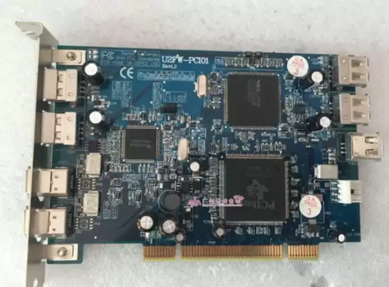 USB 2.0 FireWire (IEEE-1394a) PCI Host Adapter U2FW-PCI01 industrial motherboard