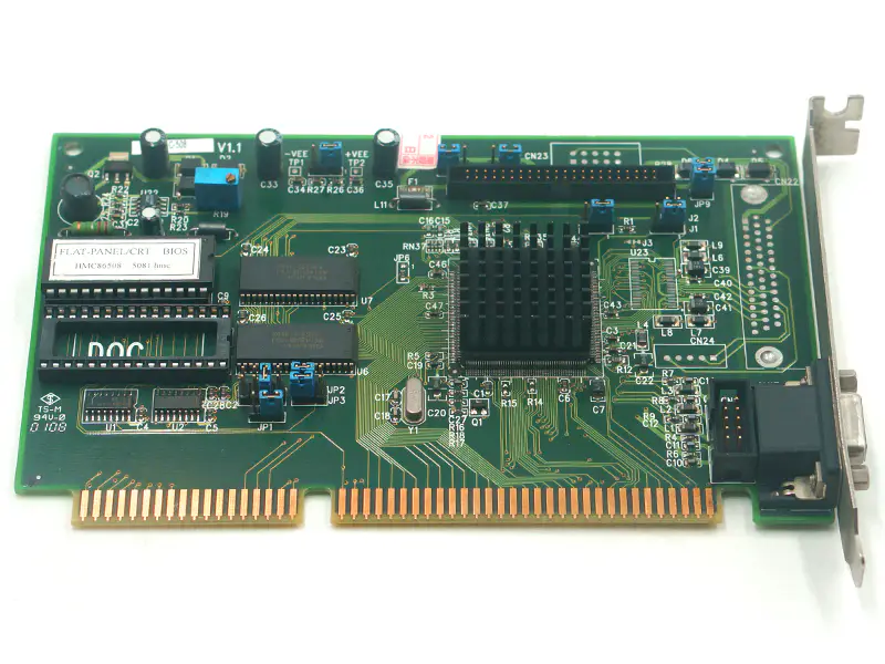 IEI PLC-508 V1.1 FLAT-PANEL/CRT BIOS TP6508 5081.HMC V1.1 ISA Bus LCD/CRT VGA Card βιομηχανική μητρική κάρτα