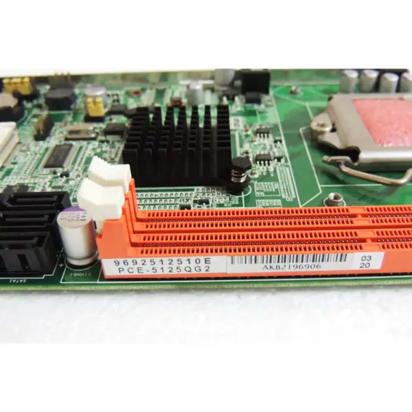 Pce-5125 Rev.a1 Pce-5125qg2 Μητρική πλακέτα βιομηχανικού ελέγχου 1156 Διπλή θύρα δικτύου Gigabit Pce-5125
