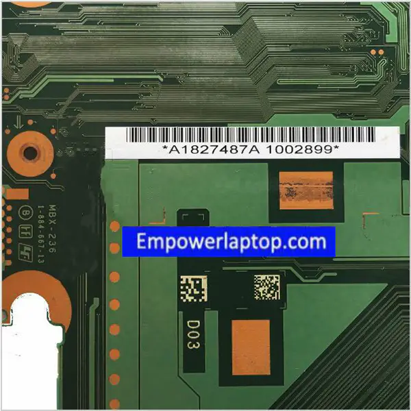 Sony MBX-236 motherboard