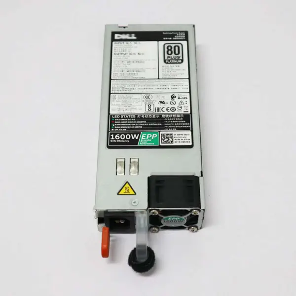 Τροφοδοτικό 1600w για Poweredge D1600e-s R530 630 T630 R640 R740 R740xd R940 T630 Fx2s Vrtx 95rh5