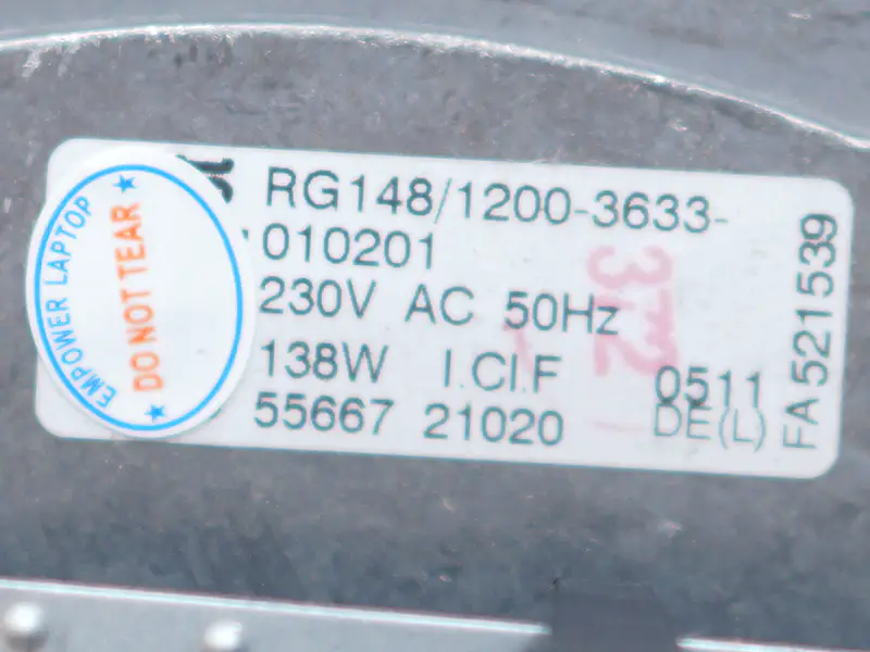 Ανεμιστήρας Ebmpapst RG148/1200-3633-010201