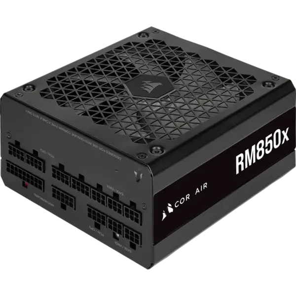 Μονάδες τροφοδοσίας ρεύματος Cors Air Psu Rm850x 850w Gold πιστοποίηση πλήρους μονάδας ανεμιστήρα Start-stop Intelligent Wake-up Rps0124