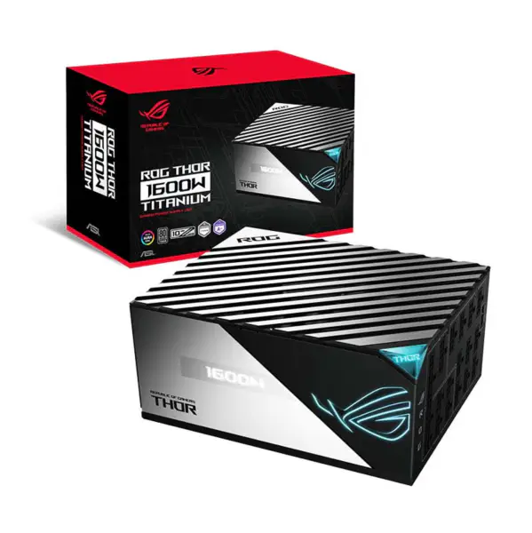 Μονάδες τροφοδοσίας Asus Rog Thor 1600t Gaming Psu Υποδοχή τροφοδοτικού υπολογιστή Rtx 4090 4080 Rog-thor-1600t-gaming