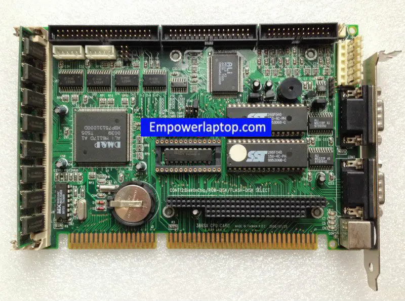 386SX CPU CARD ROM-DISK/FLASH-DISK SELECT μητρική πλακέτα