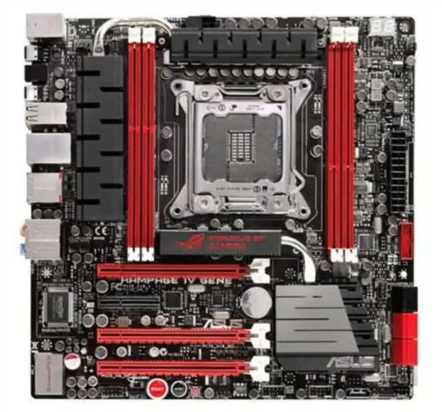 Asus Rampage IV Gene Μητρική πλακέτα επιτραπέζιων υπολογιστών X79 Socket LGA 2011 Core i7 DDR3 64G ATX UEFI BIOS