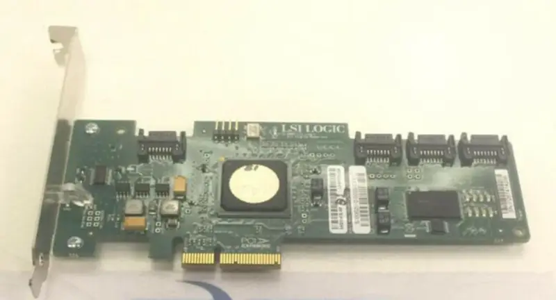 LSI SAS3041E-HP Κάρτα συστοιχίας 4 θυρών PCI-E 4X SAS SATA2 SATA 4 θύρες