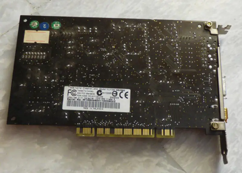 Κάρτα ήχου Creative Sound Blaster Audigy 2 SB0360 7.1 καναλιών PCI