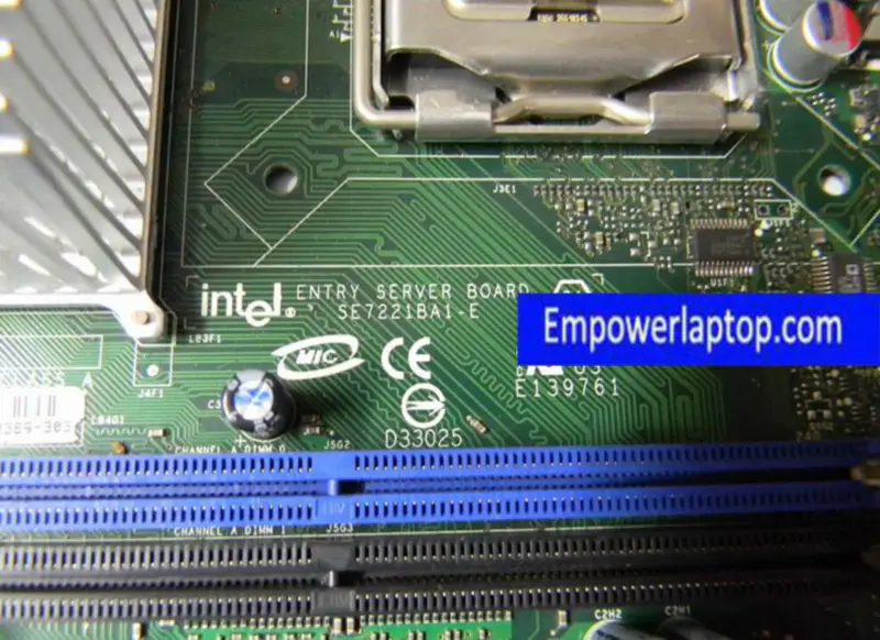 Intel SE7221BA1-E DDR2 LGA775 μητρική κάρτα διακομιστή Διπλή κάρτα δικτύου