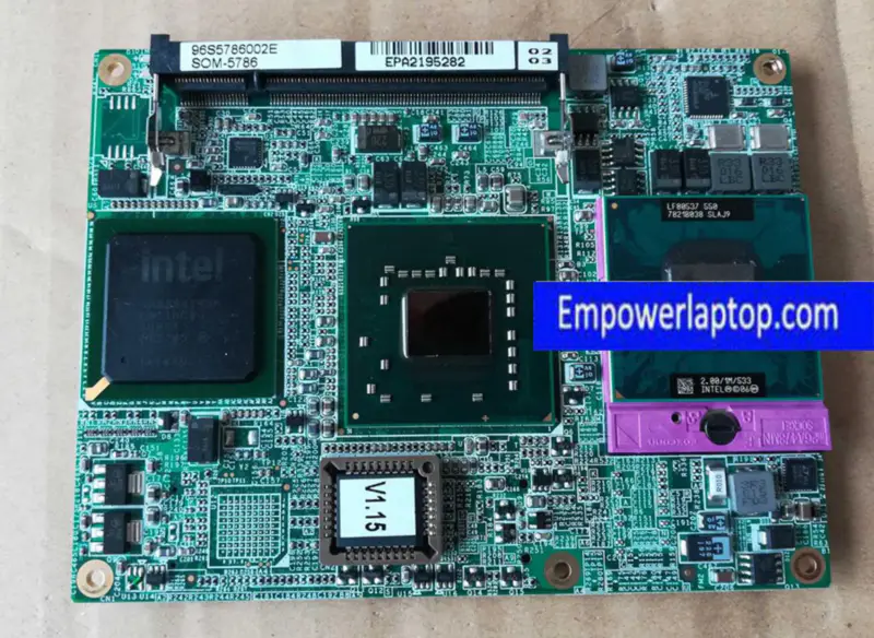 Μητρική πλακέτα βιομηχανικού εξοπλισμού Advantech SOM-5786 REV A1
