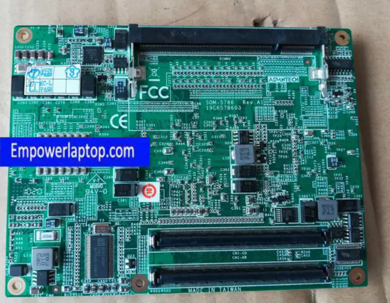 Μητρική πλακέτα βιομηχανικού εξοπλισμού Advantech SOM-5786 REV A1