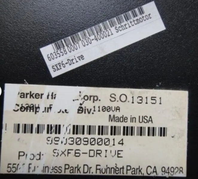 Οδηγός PARKER SXF6-DRIVE