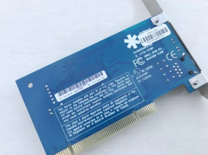Κάρτα Asterisk E1 TE110P Ψηφιακή κάρτα Asterisk 1 θύρας Κάρτα Asterisk E1/T1/J1 μονής θύρας