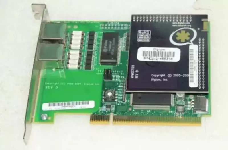 Βιομηχανική μητρική κάρτα DIGIUM TE210P DUAI T1/E1 PCI INTERFACE PCI Wildcard