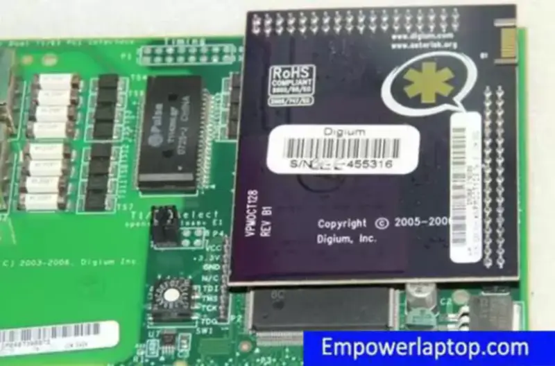 Βιομηχανική μητρική κάρτα DIGIUM TE210P DUAI T1/E1 PCI INTERFACE PCI Wildcard