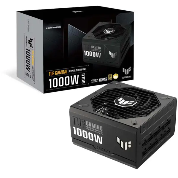 Μονάδες τροφοδοσίας Asus Tuf Gaming 1000g 1000w Τροφοδοτικό υπολογιστή τυχερών παιχνιδιών Tuf-gaming-1000g 1000w Atx3.0 Pcb 80plus